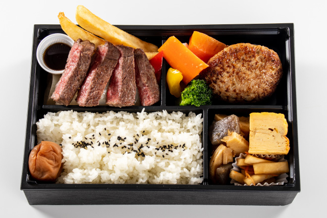 ハンバーグ＆ステーキ弁当
